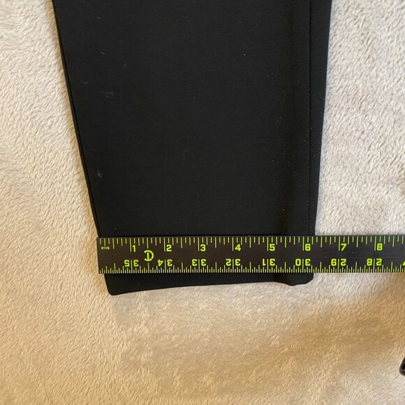 Ann Taylor Petite Women's Pants 8P Black Slim Fit Ankle Polyester Blend - Picture 4 of 8
